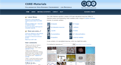 Desktop Screenshot of core.materials.ac.uk