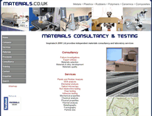 Tablet Screenshot of materials.co